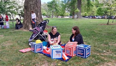 Parents tote toddlers to D.C. to press for expanded child tax credit, child care funds