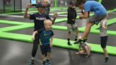 Trampoline park offers relief from the heat