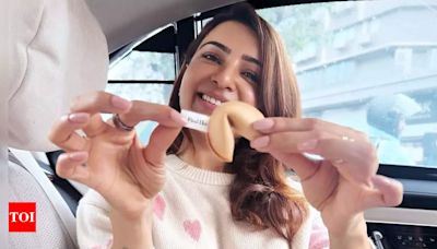 Samantha Ruth Prabhu shares a major update about 'Citadel: Honey Bunny' in a quirky way; fans REACT | Telugu Movie News - Times of India