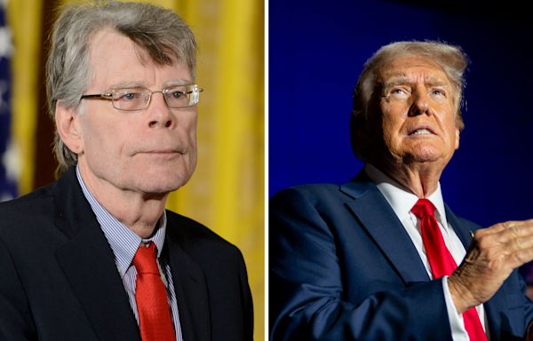 Stephen King's Donald Trump, Kamala Harris debate post takes off online