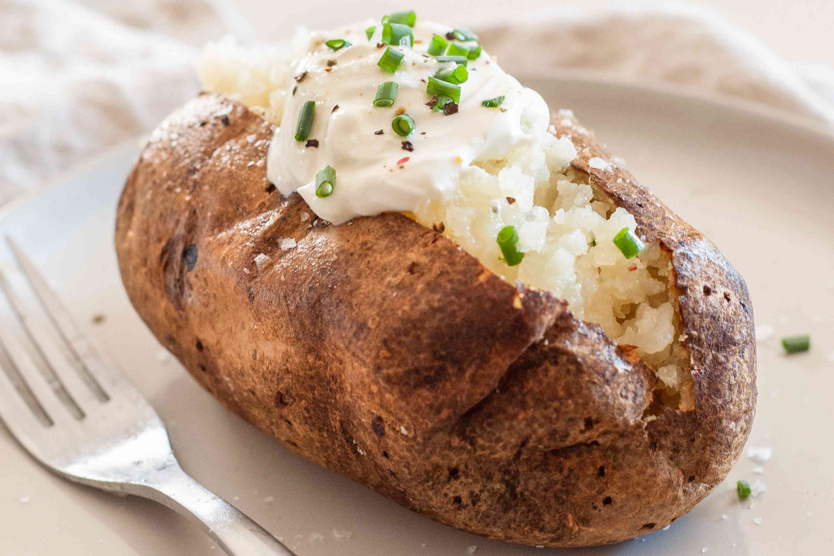 My Secret To Making Baked Potatoes in Half the Time