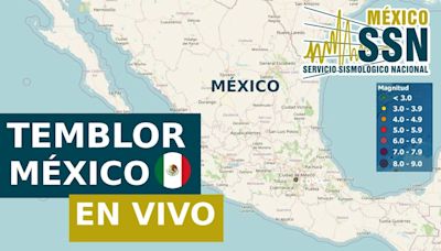 Temblor en México hoy, martes 9 de julio: hora exacta, magnitud y epicentro vía SSN