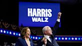 Democrats Kamala Harris and Tim Walz campaign together for first time as White House ticket