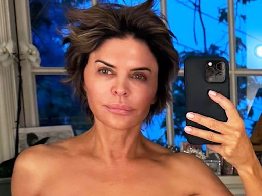 Lisa Rinna Strips Down for Cheeky Nude Instagram Photo: 'Got a Spray Tan'