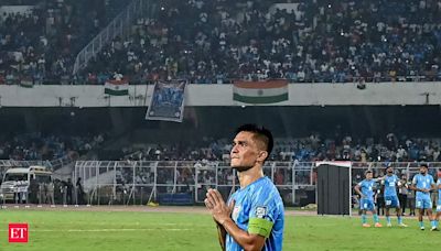 India play out goalless draw against Kuwait in Sunil Chhetri's last international match