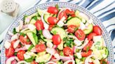 Mediterranean Cucumber Tomato Salad