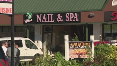 Four dead and nine hospitalized after vehicle smashes into Long Island nail salon