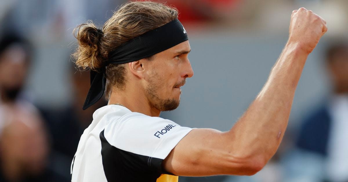 Alexander Zverev reaches the French Open final on the day his court case is resolved in Germany