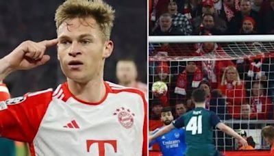 Es el líder del Bayern Múnich: Kimmich quemó de cabeza el arco del Arsenal