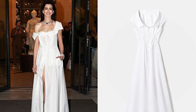 Gap Just Released a Version of Anne Hathaway's White Shirt Dress for $158 — But It Sold Out in Under 3 Hours