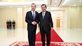 China's foreign minister visits Cambodia days after incumbent premier hands off the job to his son