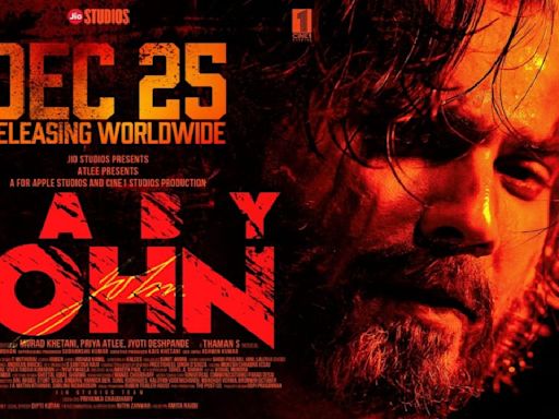 Baby John New Poster: Varun Dhawan looks intense in a never-seen-before avatar; sports long hair and bearded look