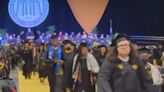 Virginia students walk out of graduation in support of Gaza as Republican governor speaks