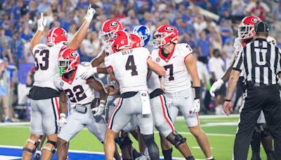 Social media reacts after No. 1 Georgia barely beats Kentucky