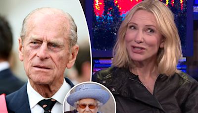 Cate Blanchett says Queen Elizabeth’s husband Prince Philip asked her to fix his DVD player