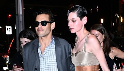 Emma Corrin joins boyfriend Rami Malek at the Deadpool after party