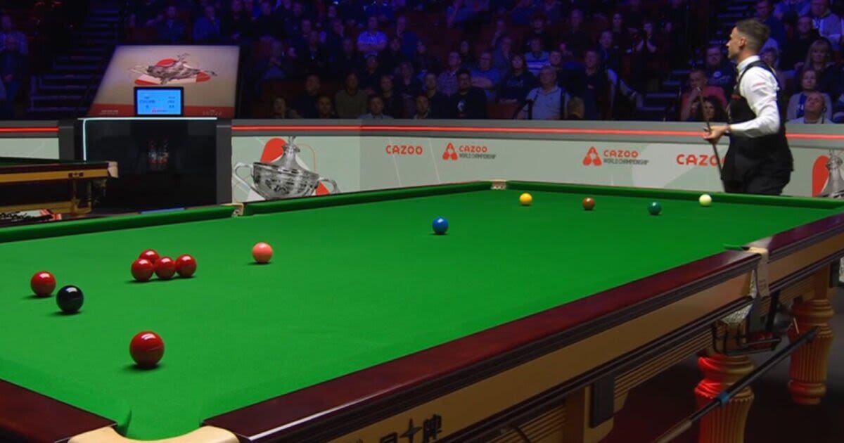 World Snooker Championship match paused as frog noise halts play