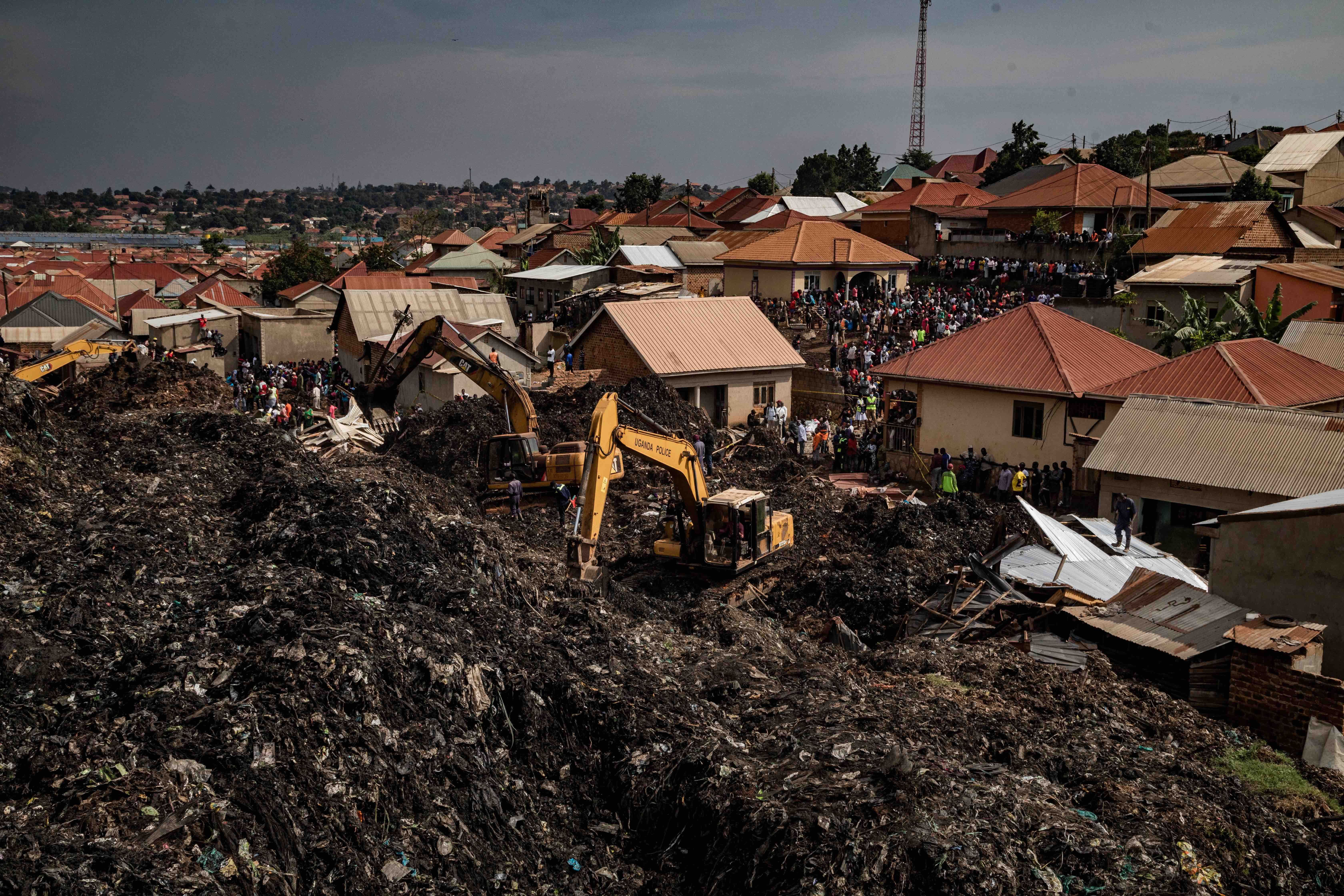 Garbage landslide kills nearly two dozen people in Uganda