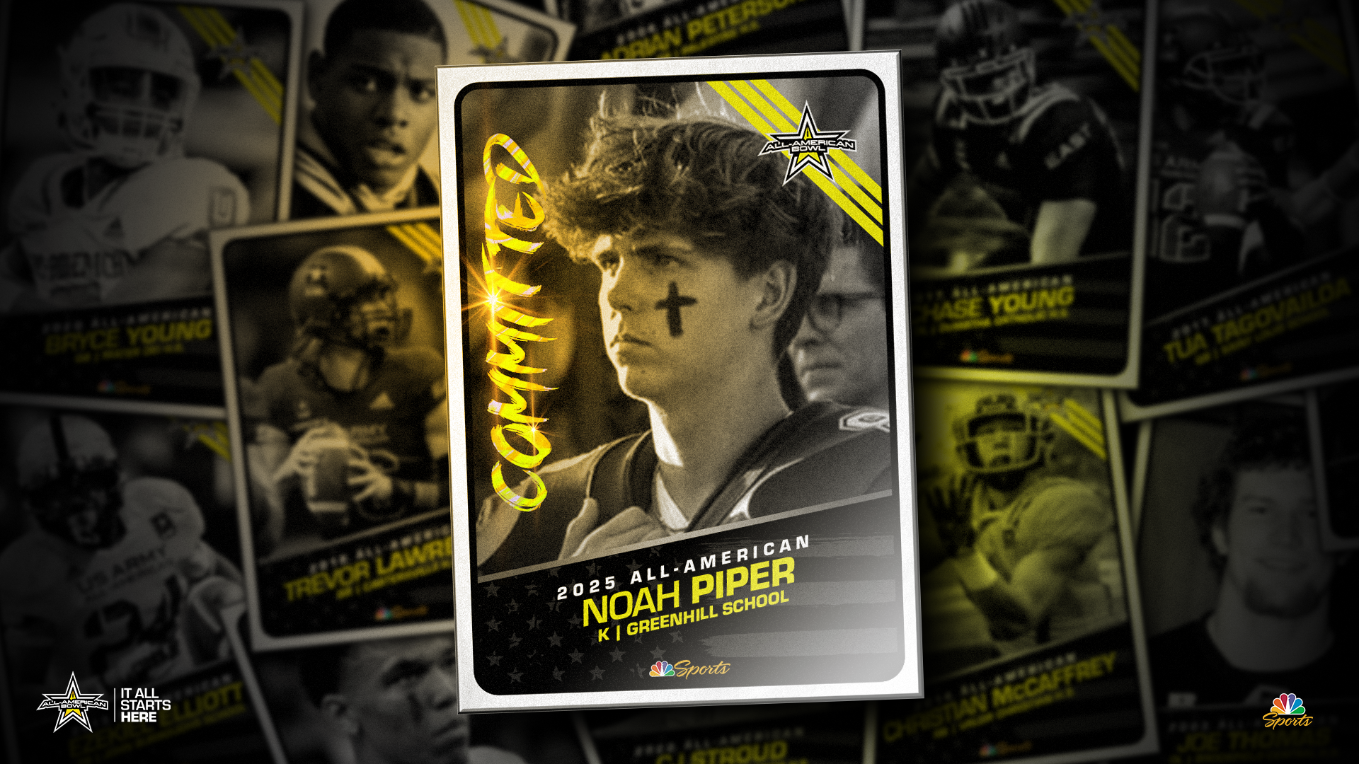 Noah Piper Accepts All-American Bowl Invitation