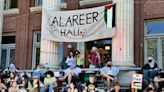 Pro-Palestinian protesters at University of Oregon chain themselves to building, host mock trial