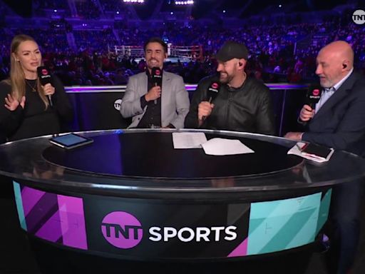 Laura Woods apologises for explicit Tyson Fury jibe at Oleksandr Usyk on live TV