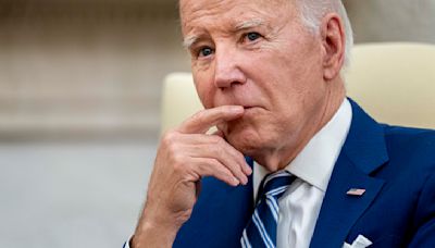 It's hard to walk away. That's Joe Biden's predicament.