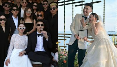 台灣YouTuber劉芒結婚人氣網紅都來了！全員墨鏡上陣夢幻婚禮曝光