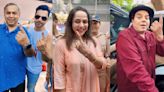 Lok Sabha Election 2024 LIVE Updates: Varun Dhawan flaunts inked finger with dad David Dhawan; Dharmendra steps out to cast vote