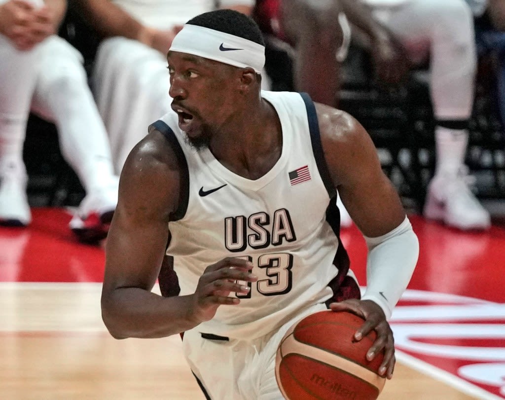 Bam Adebayo’s Olympic goal is to share gold with Heat’s Erik Spoelstra . . . and also find a Simone Biles moment