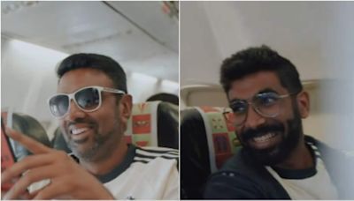 Jasprit Bumrah, Ravindra Jadeja team up to 'bully' R Ashwin with MS Dhoni-inspired meme onboard flight to Kanpur