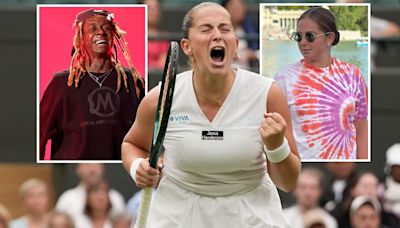 Ostapenko is Lil Wayne pal with baffling running stats and bonkers bold outfits