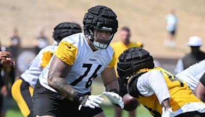 Steelers training camp: New-look offense bullies defense on Day 1 in pads