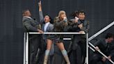 Taylor Swift brings out Travis Kelce at London Eras Tour date