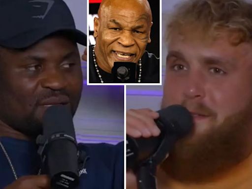 Watch Ngannou brutally tell Jake Paul what 'specimen' Mike Tyson will do to him