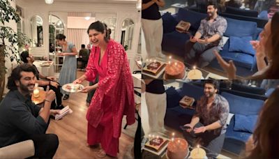 Inside Arjun Kapoor's 39th birthday: Varun Dhawan, Sanjay Kapoor, Anshula celebrate at midnight with cakes. Watch