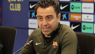 La rueda de prensa de Xavi Hernández, en streaming