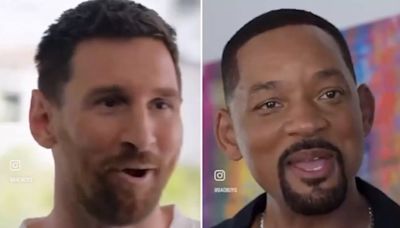 Lionel Messi apareció en la promoción de Bad Boys y sorprendió a todos al hablar en inglés con Will Smith