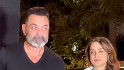 Bobby Deol, Wife Tania Arrive Hand-In-Hand For Ananya Panday’s CTRL Screening - News18