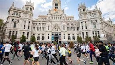 Recorrido y lugares emblemáticos por los que pasará el maratón de Madrid este domingo