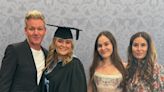 Tilly Ramsay celebrates her graduation with parents Gordon and Tana