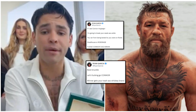 Ryan Garcia has responded to Conor McGregor's brutal deleted tweet - he's not backing down