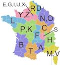 Vehicle registration plates of France