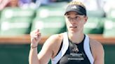 Kerber gets second win after maternity leave, in Indian Wells