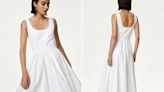 I bought M&S’s iconic white dress, it feels so expensive and looks beautiful on