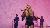 Carrie Underwood Celebrates With ‘Pink Champagne’ on ‘Fallon’