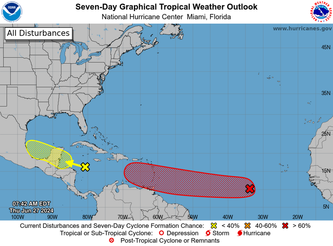 Hurricane center expects tropical storm to form in the Caribbean in the next few days