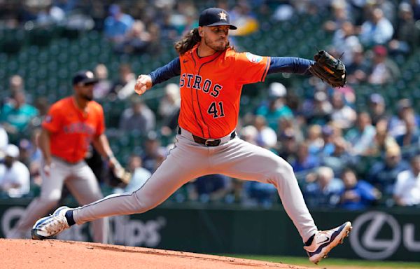 Arrighetti allows 2 hits in 6 shutout innings, Astros beat Mariners 4-0 to avoid series sweep