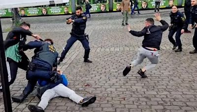 Brutal ataque con cuchillo durante una manifestación de extrema derecha en Alemania - ELMUNDOTV