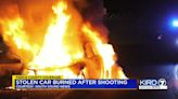 Stolen Car Burned After Road Rage Shooting