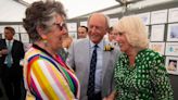 Queen Camilla steps out in forest green polka dot dress and charming bee brooch for the Bee Garden Party